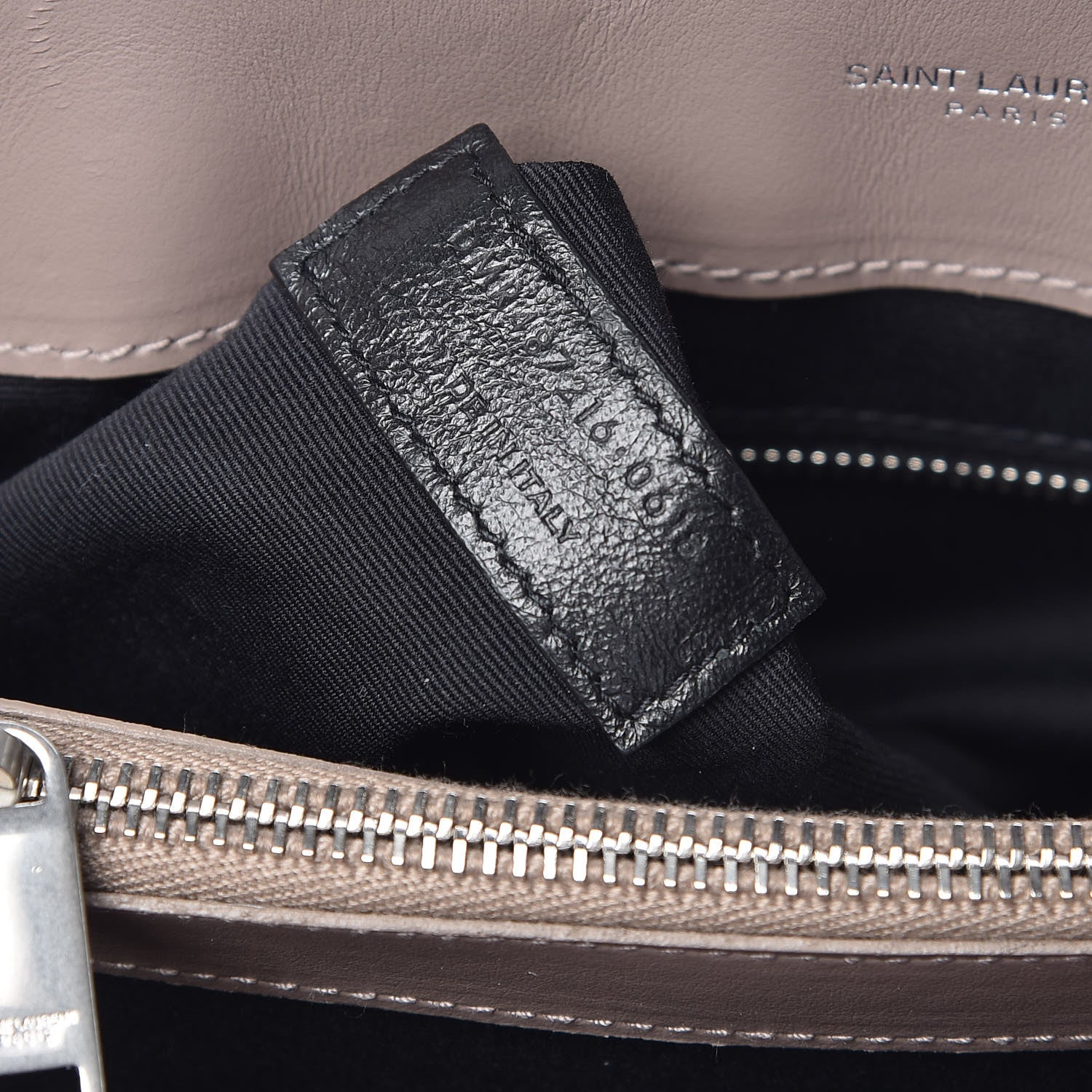 Saint Laurent Calfskin Y Quilted Monogram Medium Loulou Chain Satchel Mink 8 of 12