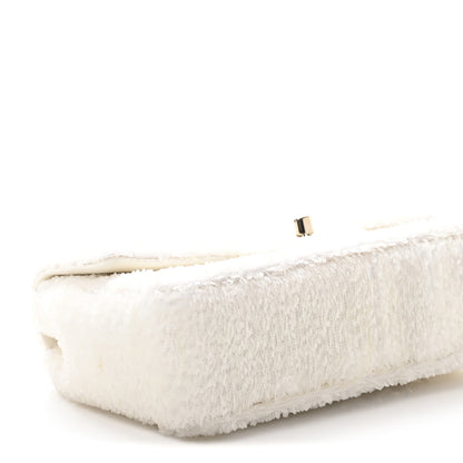 Chanel Sequin Mini Rectangular Flap White 10 of 11