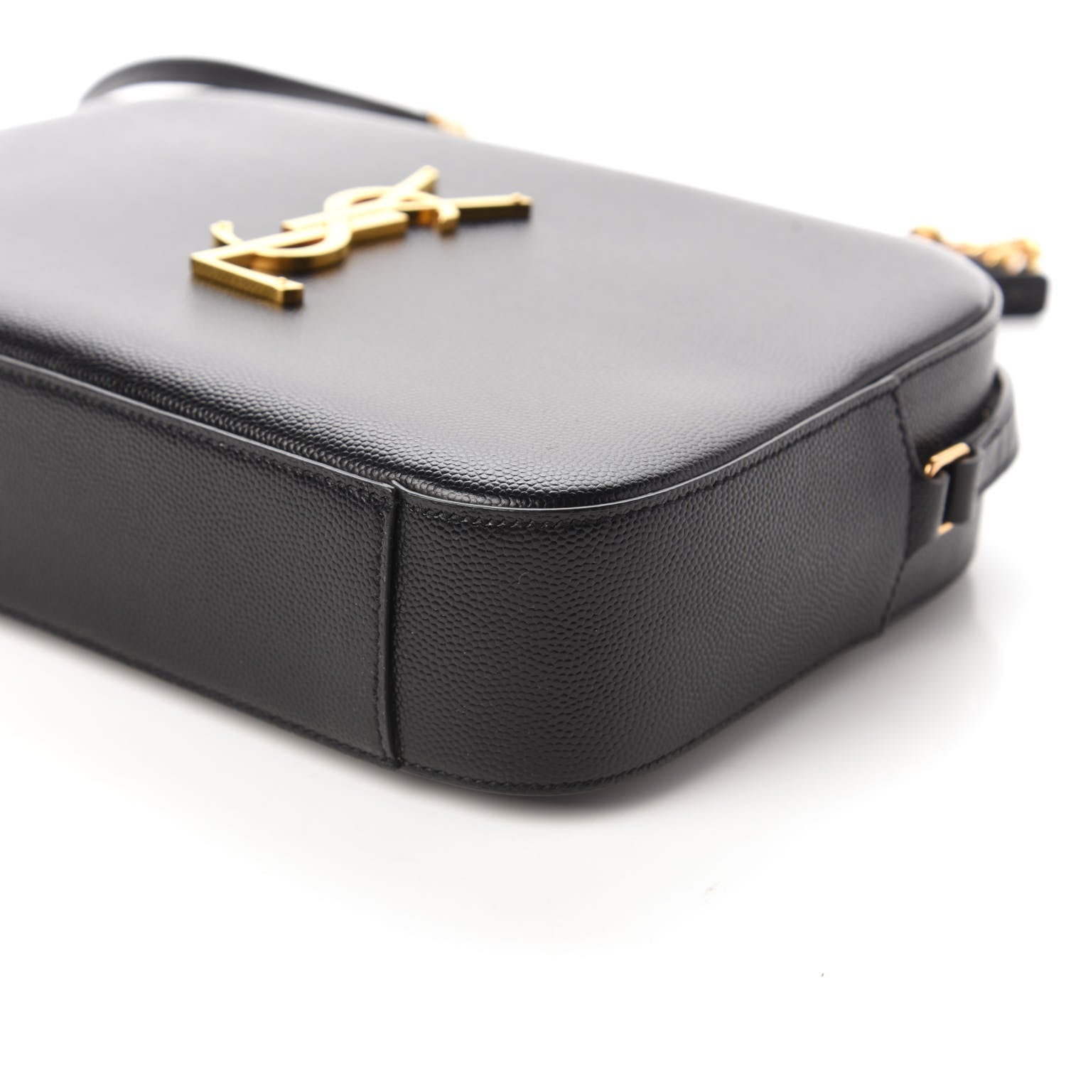 Saint Laurent Grain De Poudre Medium Classic Monogram Camera Bag Black 7 of 9