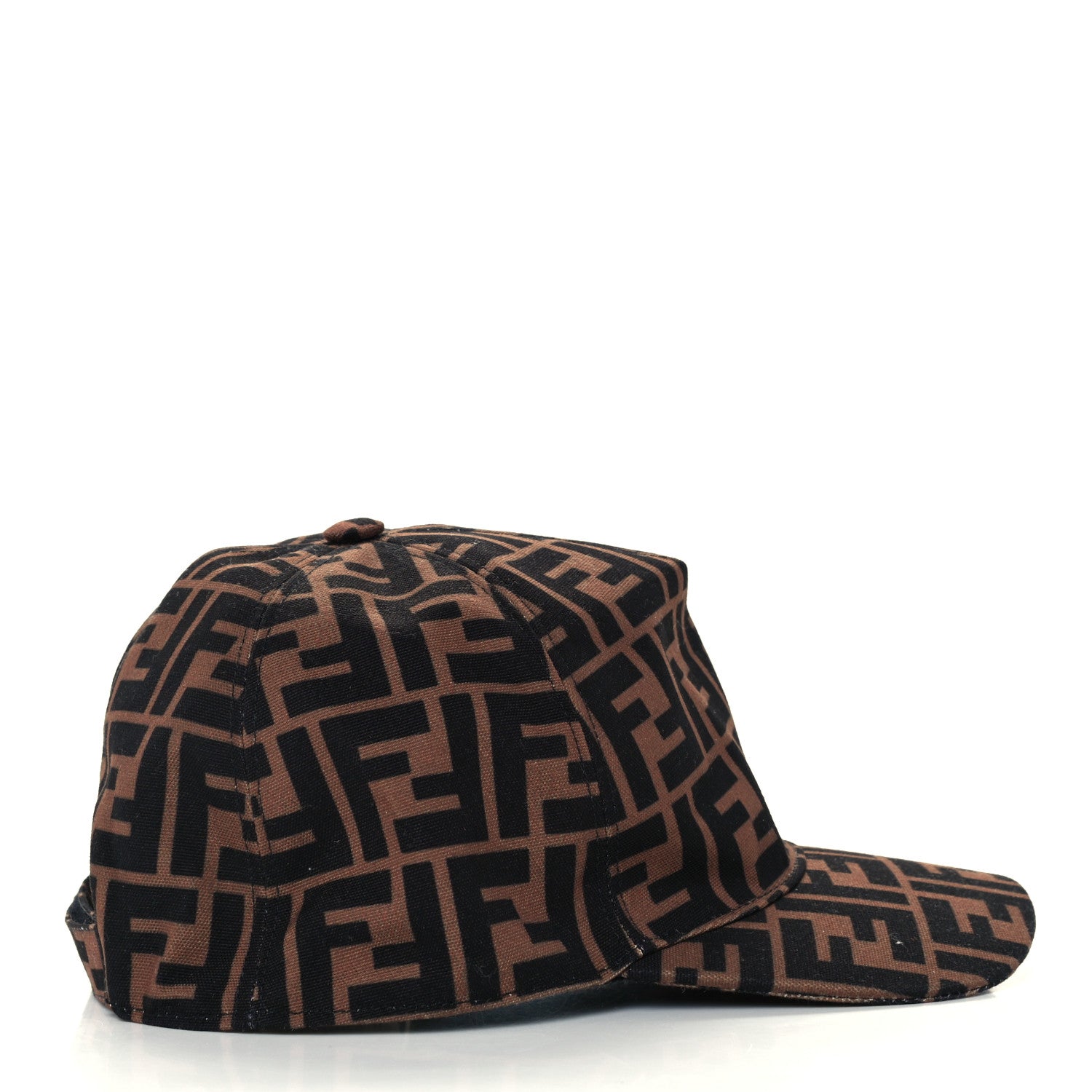 Fendi Canvas FF Kids Cap Hat III Tobacco 4 of 10