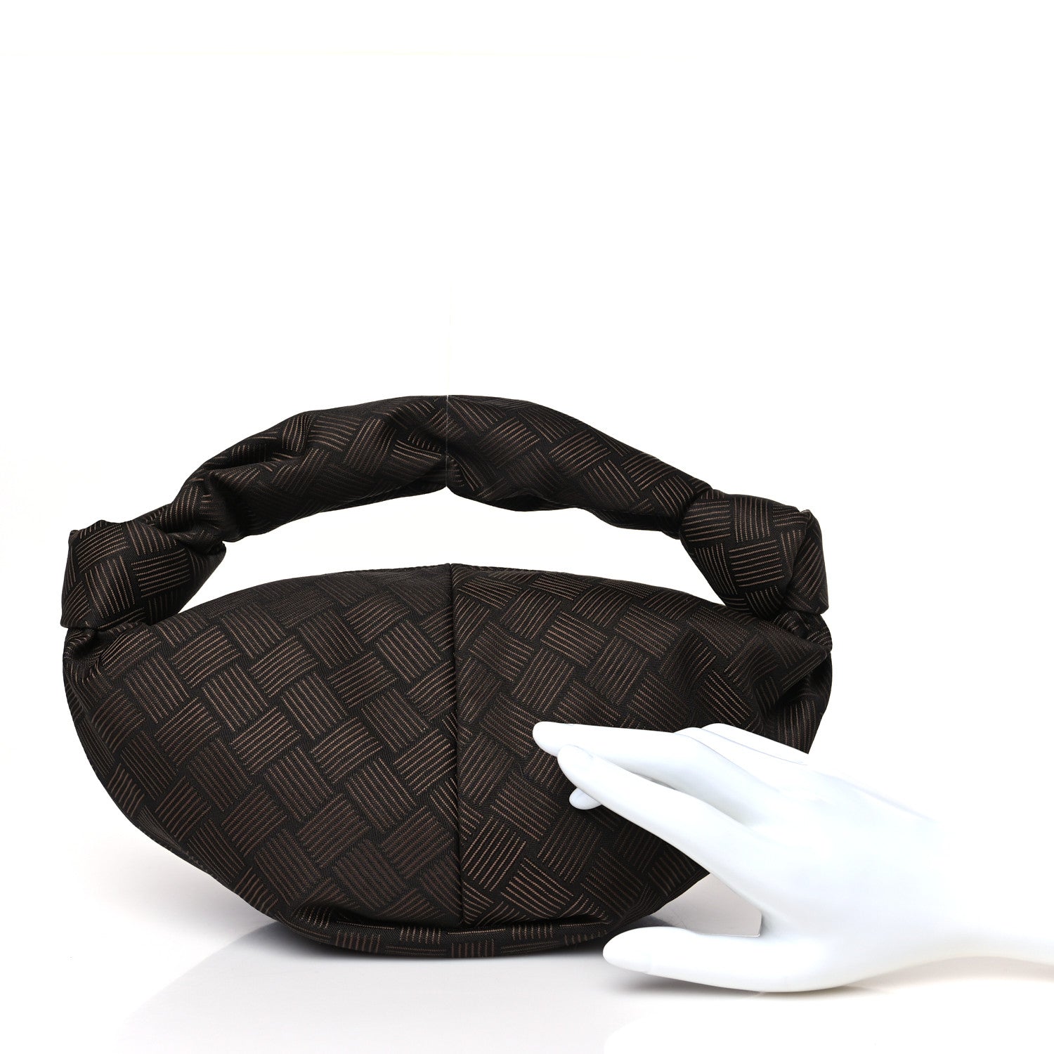 Bottega Veneta Jacquard Mini Double Knot Bag Fondant 2 of 7
