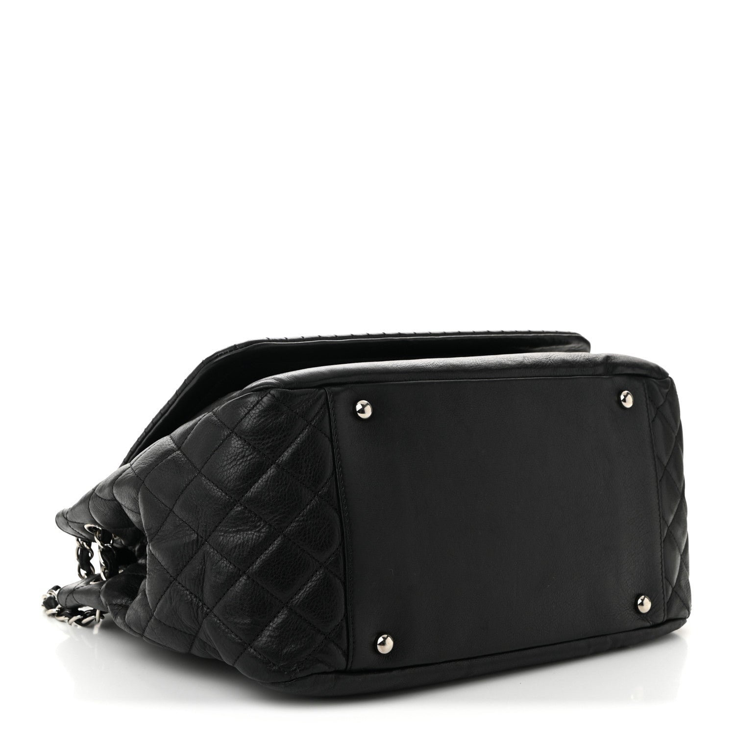 Chanel Calfskin Medium On the Bund Flap Black 4 of 14