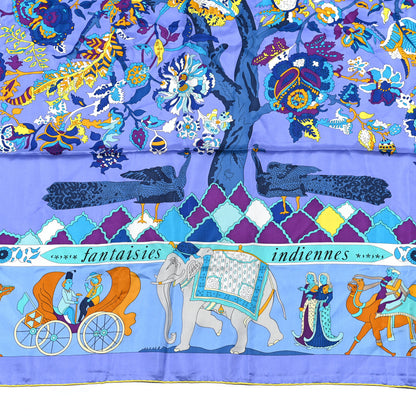 Hermes Silk Fantaisies Indiennes Shawl 140 4 of 7