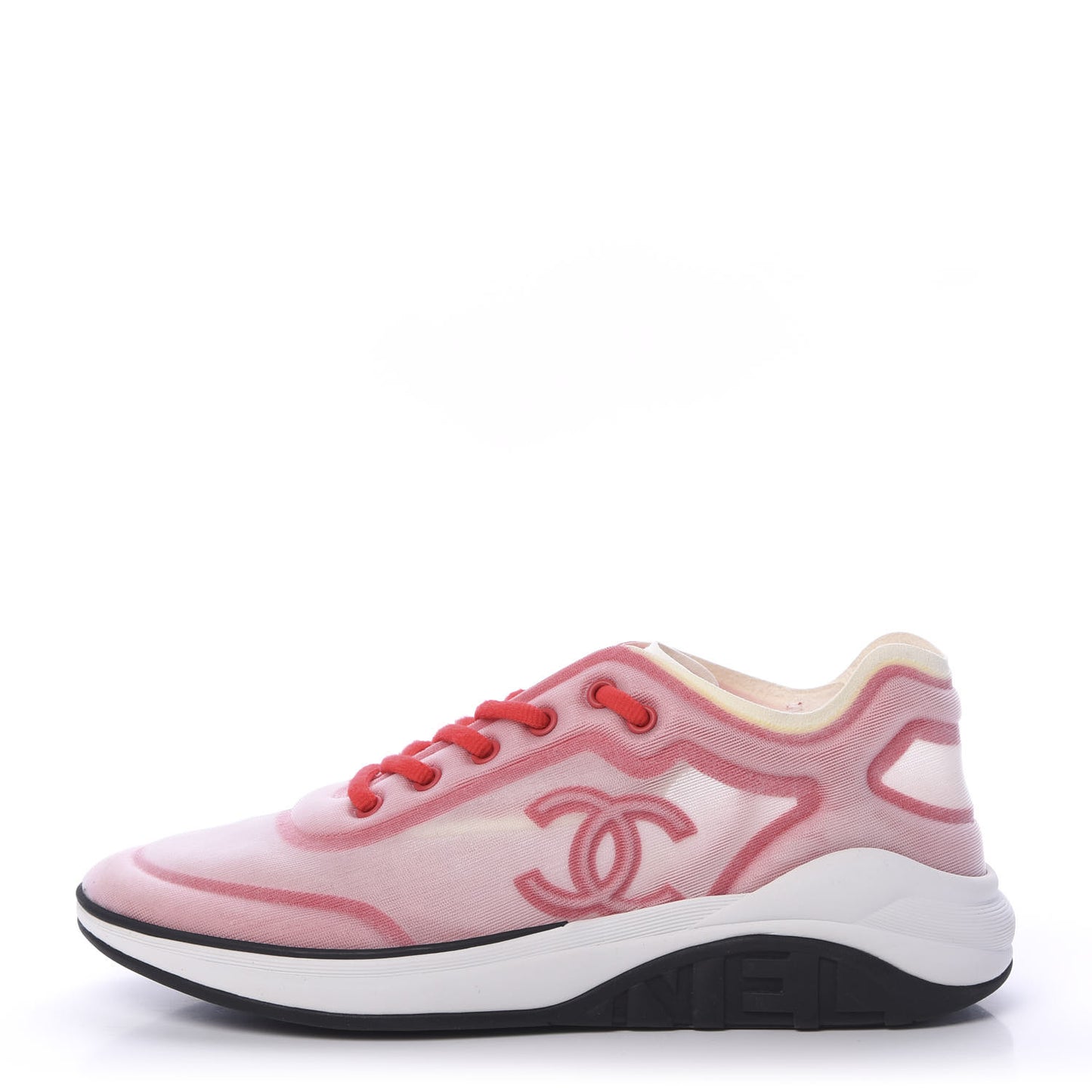 Lycra Fabric CC Sneakers 41 White Red