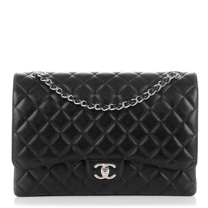 Chanel Caviar Quilted Maxi Double Flap Black 1 of 8