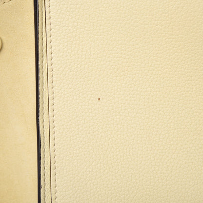 Celine Drummed Calfskin Suede Medium Trapeze Butter 15 of 24