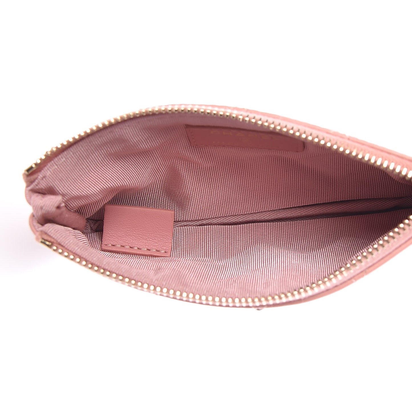 Aged Calfskin Quilted Small Reissue Cosmetic Case Light Pink