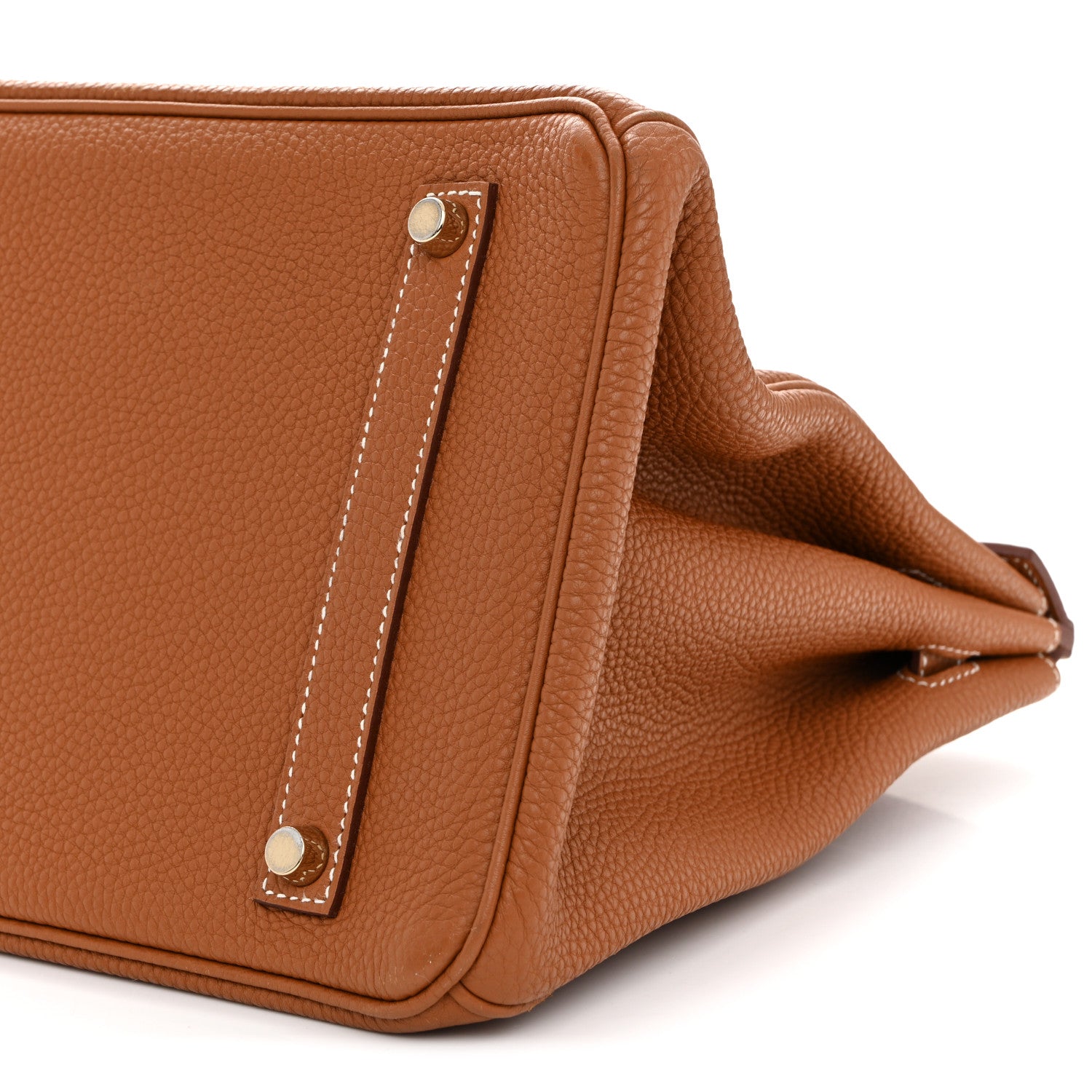 Hermes Taurillon Clemence Birkin 35 Gold 10 of 14