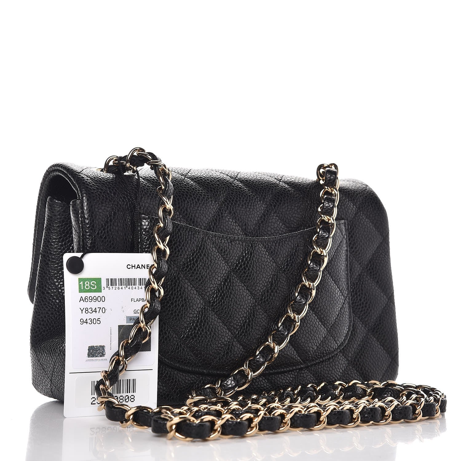 Chanel Caviar Quilted Mini Rectangular Flap Black 3 of 8