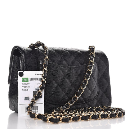 Chanel Caviar Quilted Mini Rectangular Flap Black 3 of 8