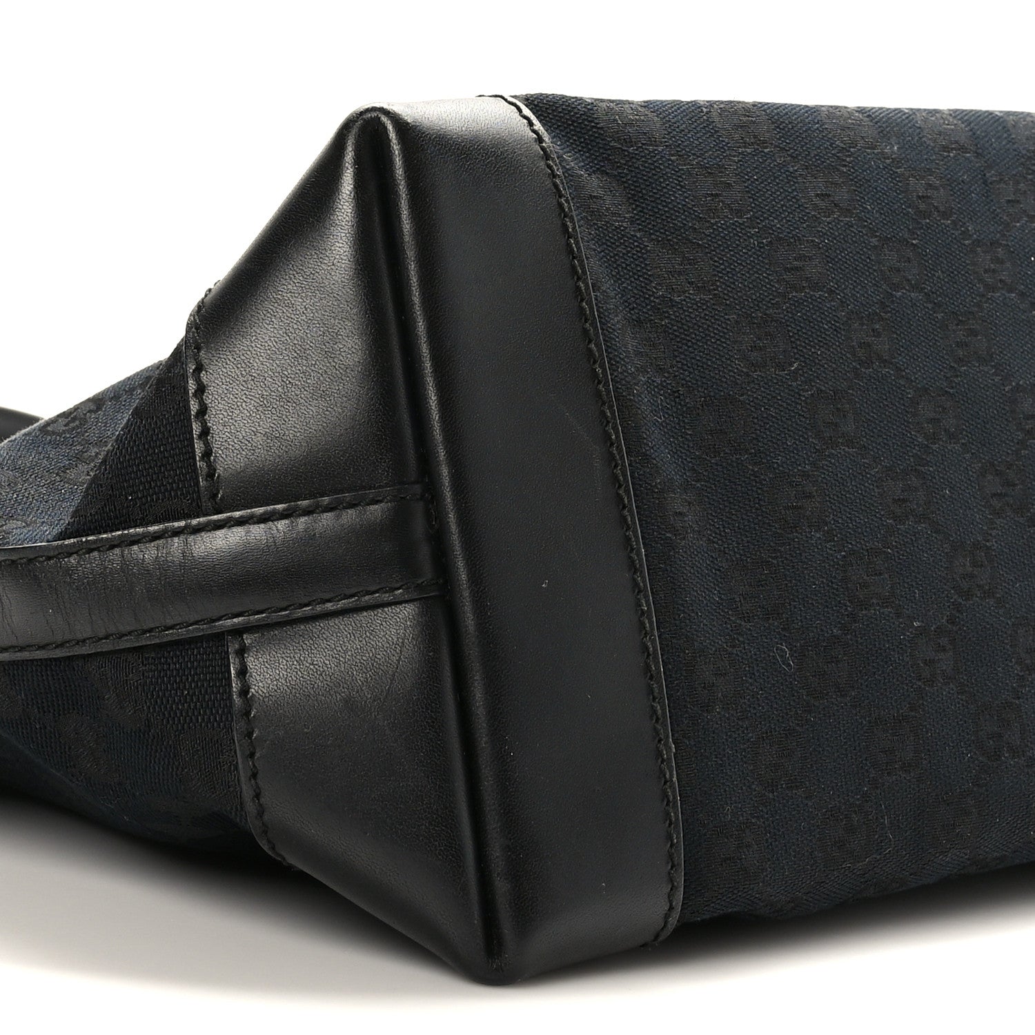 Gucci Monogram Medium Craft Tote Black 6 of 7
