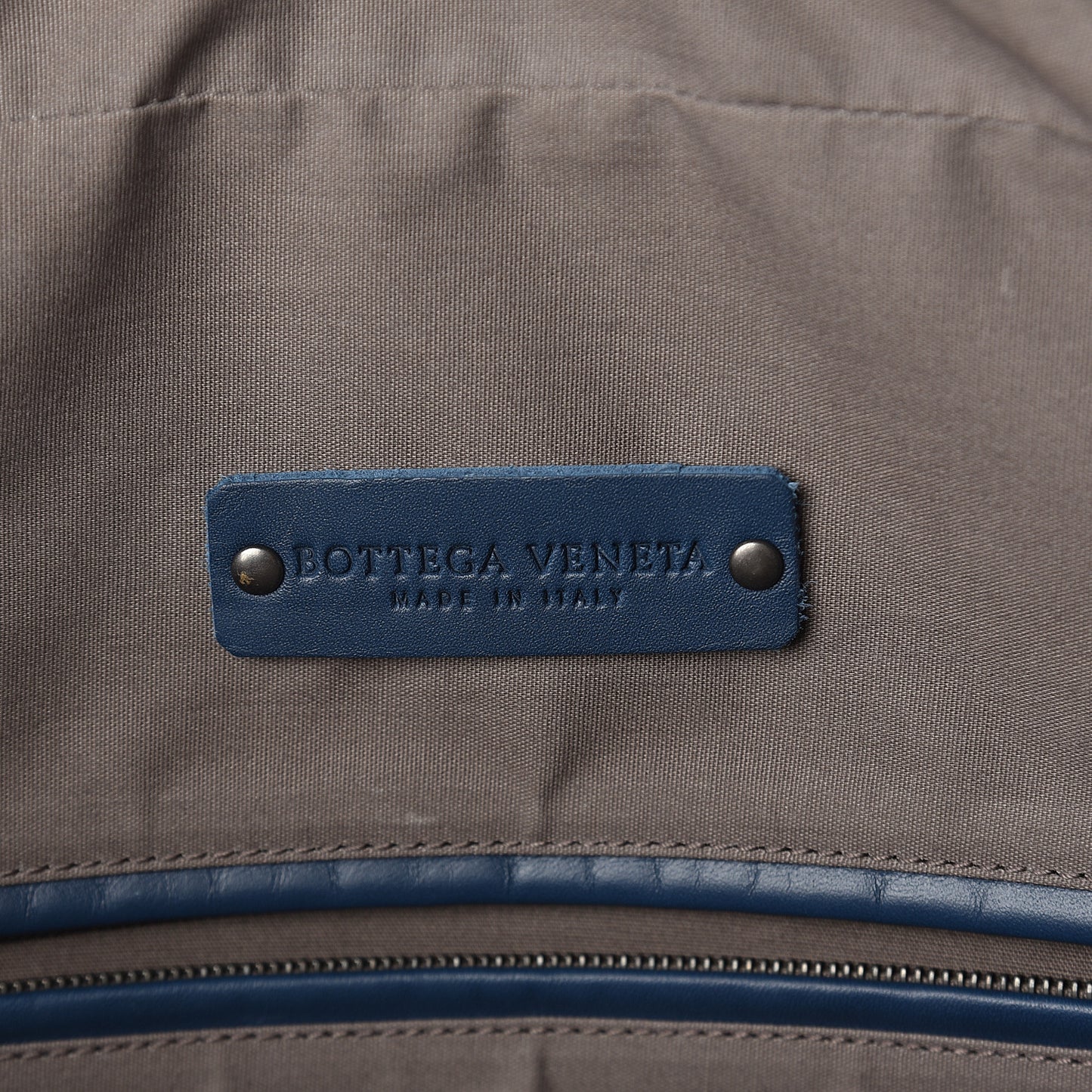 Nappa Intrecciato Briefcase Light Tour Blue