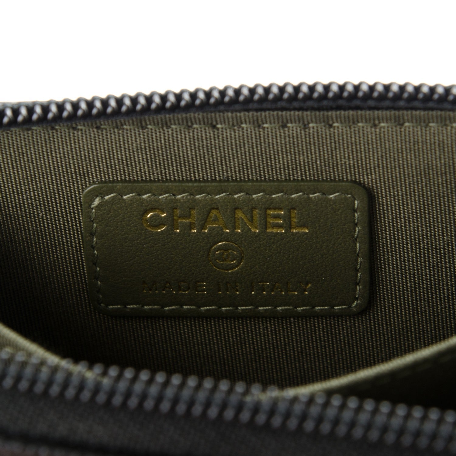 Chanel Caviar Quilted Boy Zip Around Coin Purse Wallet Black 6 of 7