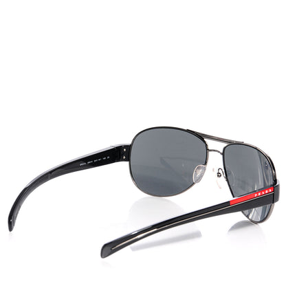 Prada Aviator Sunglasses SPS 51L Grey 2 of 5