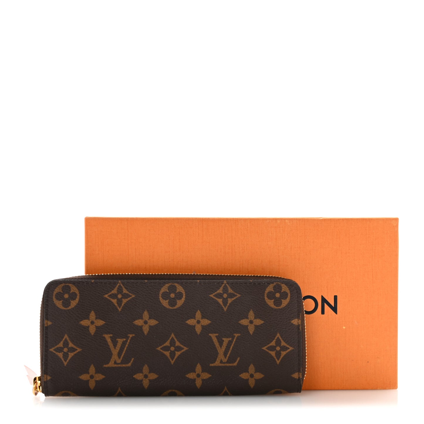 Monogram Clemence Wallet Rose Ballerine