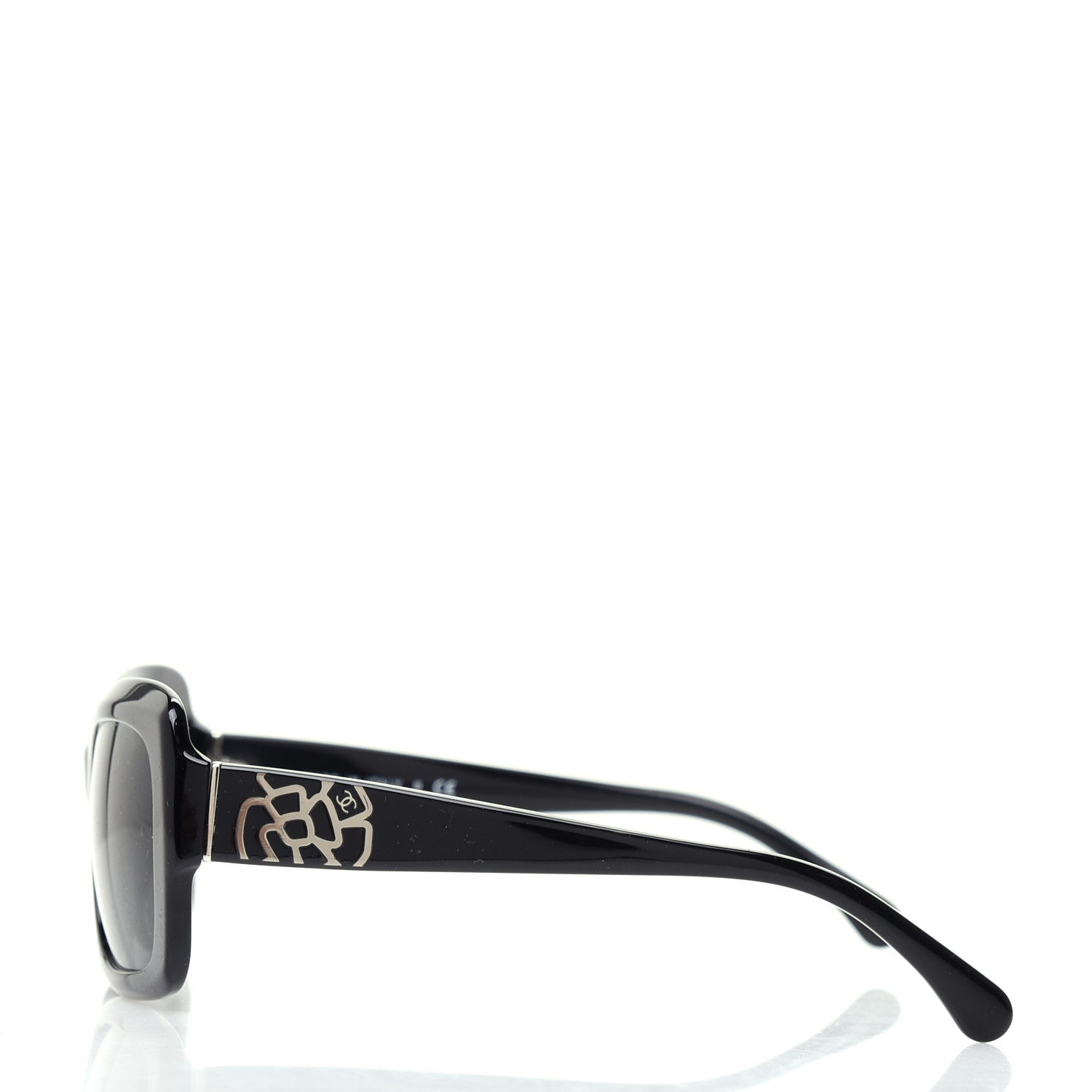 Chanel CC Camellia Sunglasses 5249 Black 3 of 7