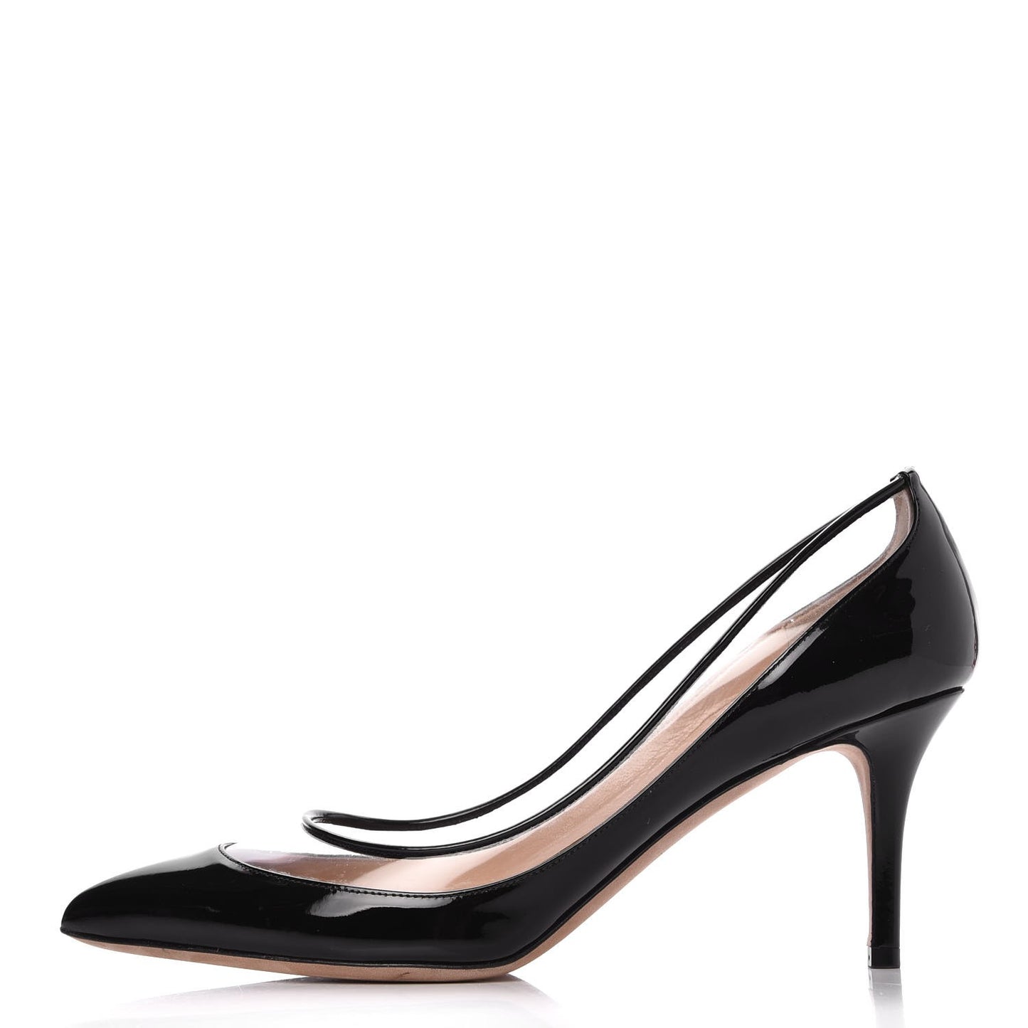 Patent PVC Glassglow Pumps 39.5 Black