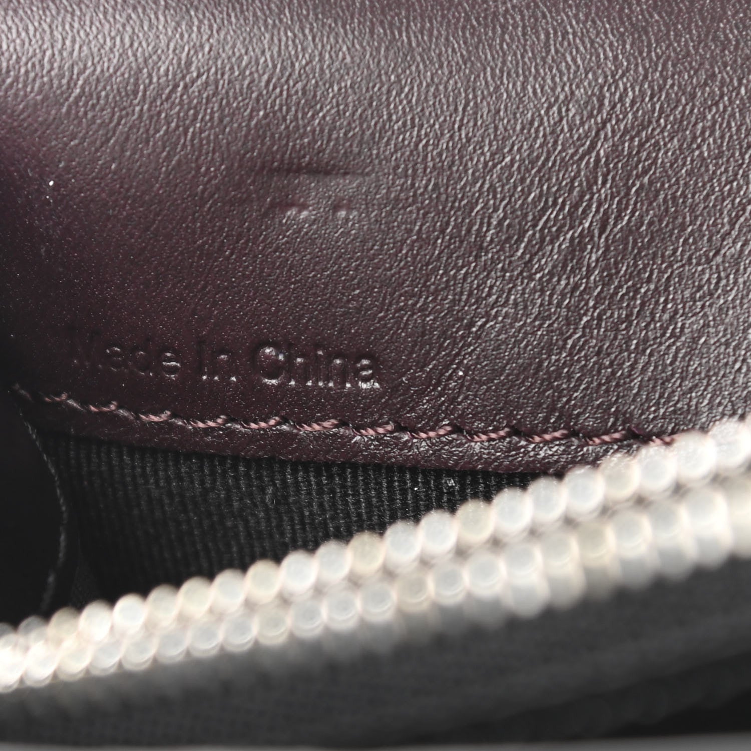 Alexander Wang Calfskin Prisma Skeletal Envelope Wallet Oxblood 7 of 9
