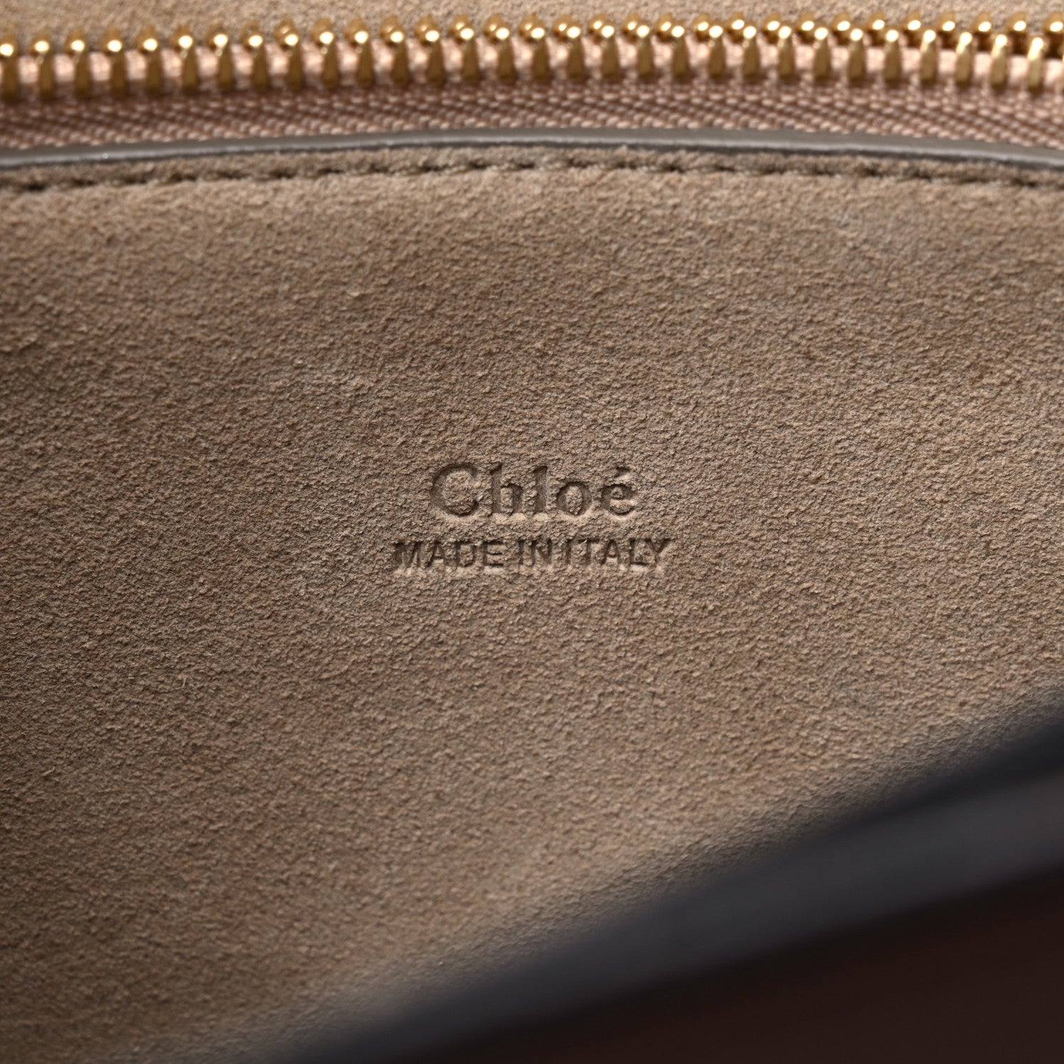 Chloe Suede Calfskin Medium Faye Shoulder Bag Tobacco 6 of 19