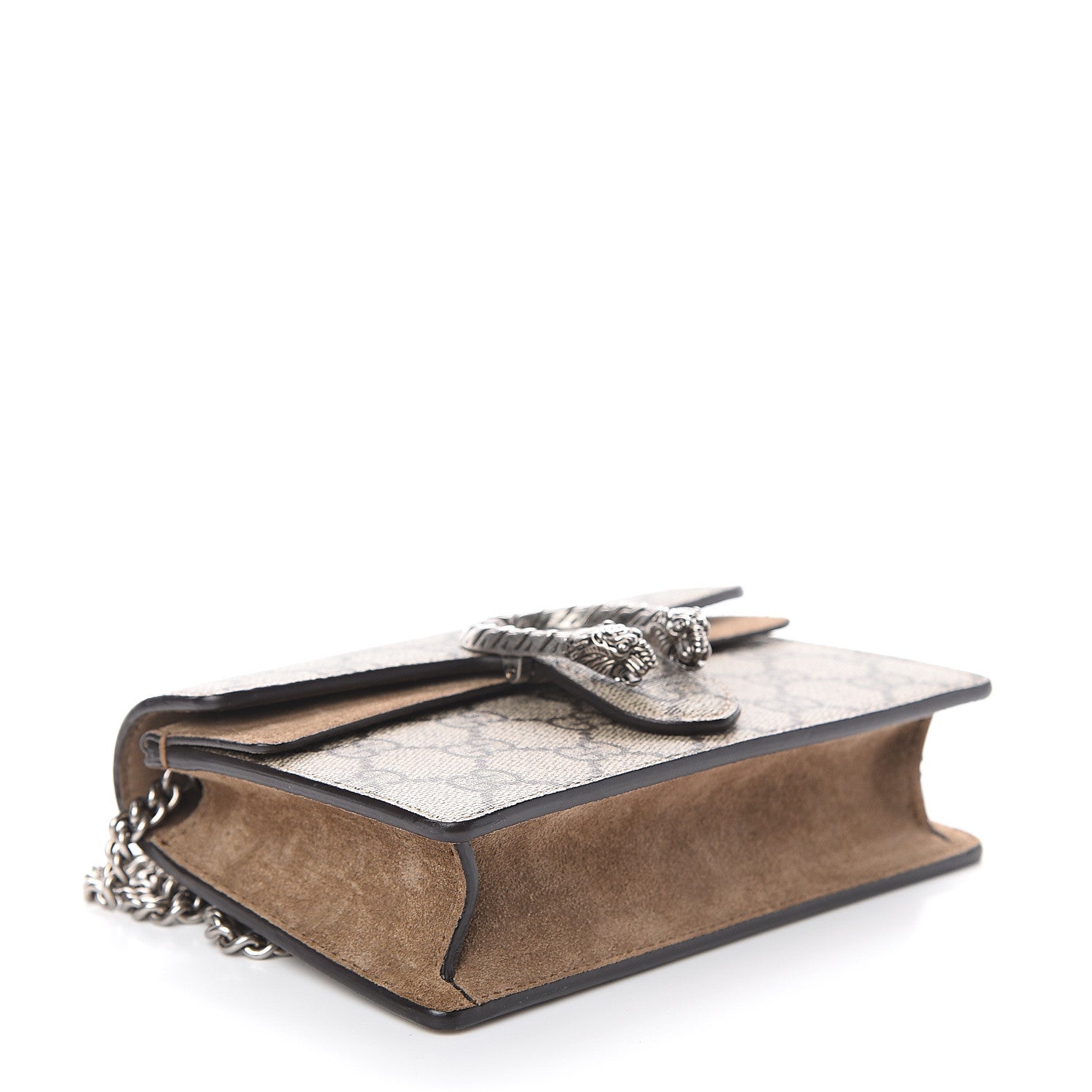 Gucci GG Supreme Monogram Super Mini Dionysus Shoulder Bag Taupe 3 of 7