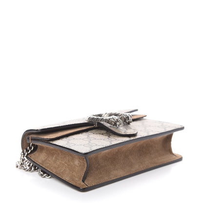 Gucci GG Supreme Monogram Super Mini Dionysus Shoulder Bag Taupe 3 of 7