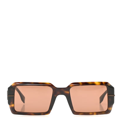 Fendi Acetate Jacquard FF Fendigraphy Square Sunglasses FE40073U Brown 2 of 8