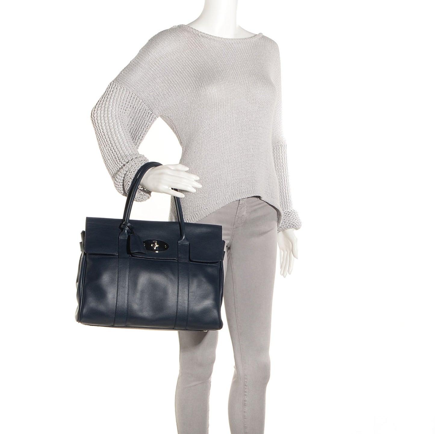 Smooth Leather Bayswater Navy