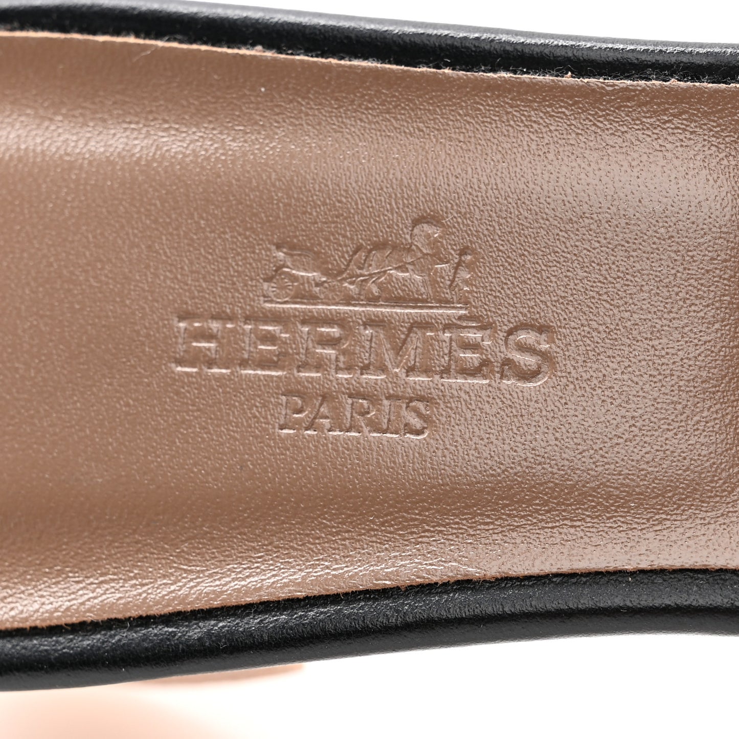 Calfskin Oasis Sandals 39.5 Black