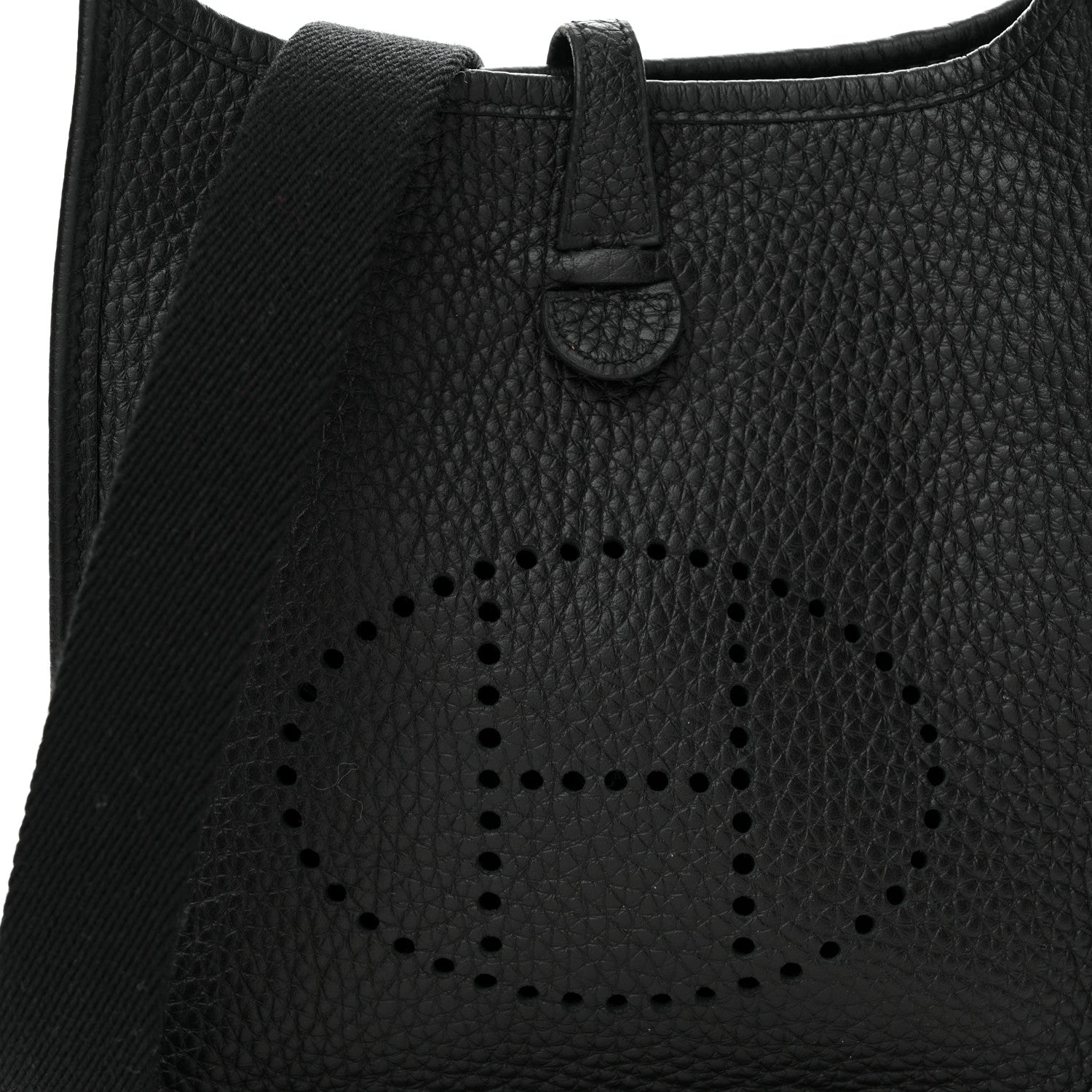 Hermes Taurillon Clemence Evelyne TPM Black 8 of 10