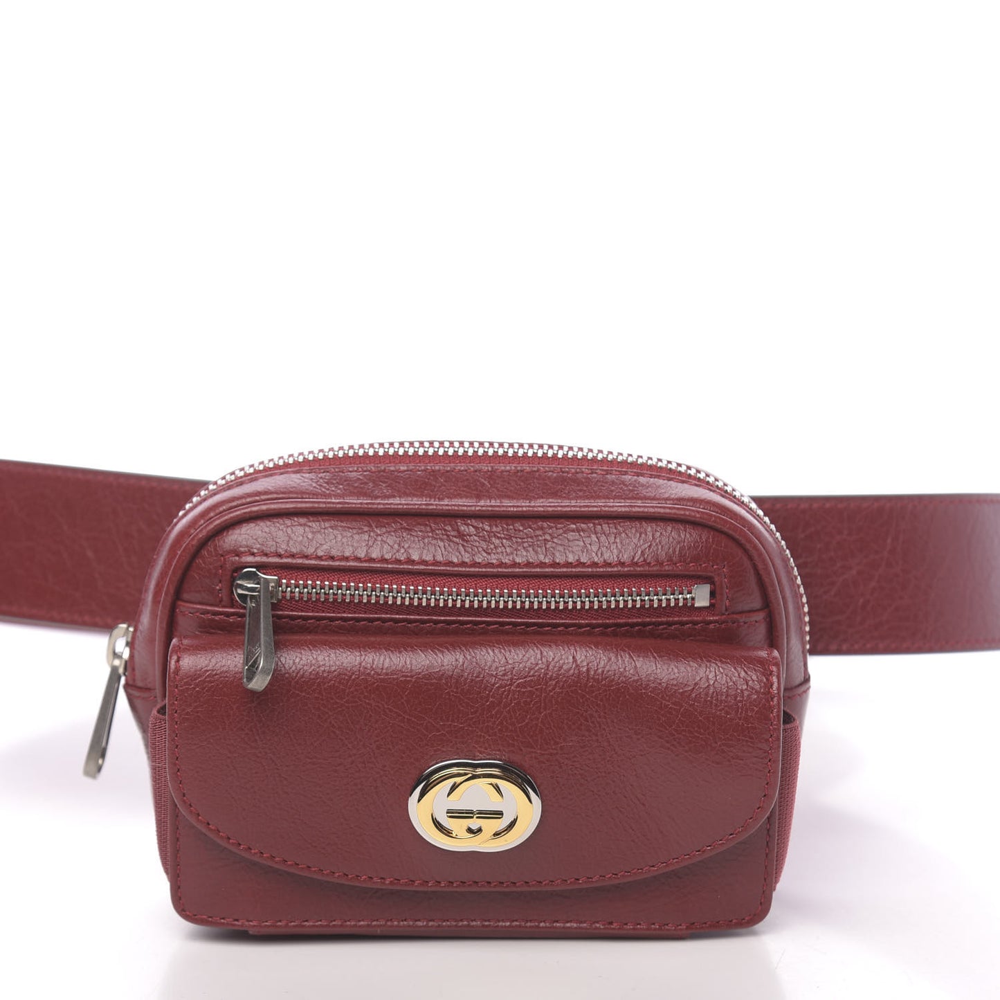 Fluffy Calfskin Mini Morpheus Belt Bag 90 36 Red