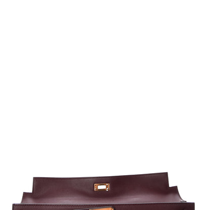 Hermes Swift Kelly Cut Clutch Pochette Bordeaux 13 of 27
