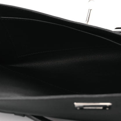 Hermes Swift Kelly Cut Clutch Pochette Black 5 of 13