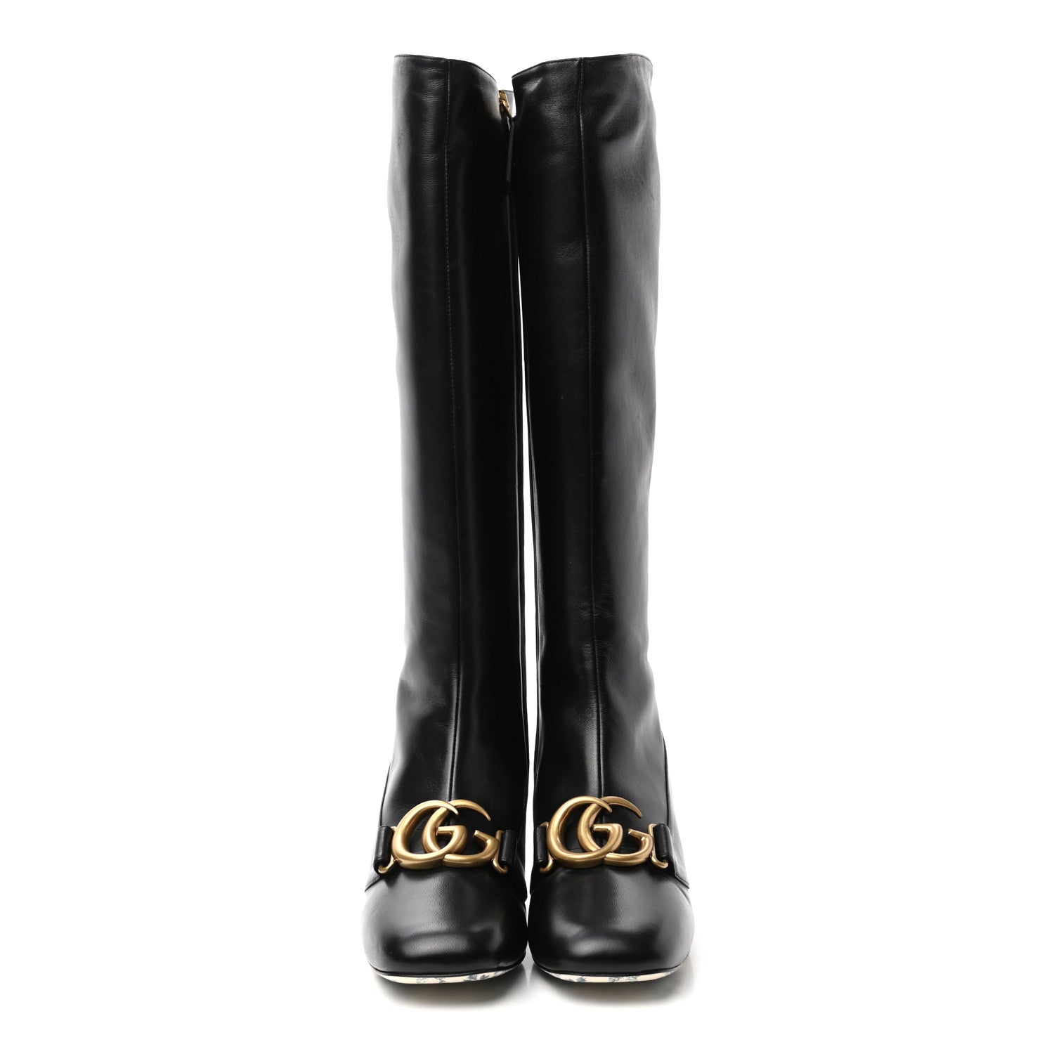 Gucci Malaga Kid GG Victoire 55mm Boots 39 Black 2 of 8