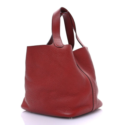 Hermes Taurillon Clemence Picotin Lock 22 MM Brique 3 of 10