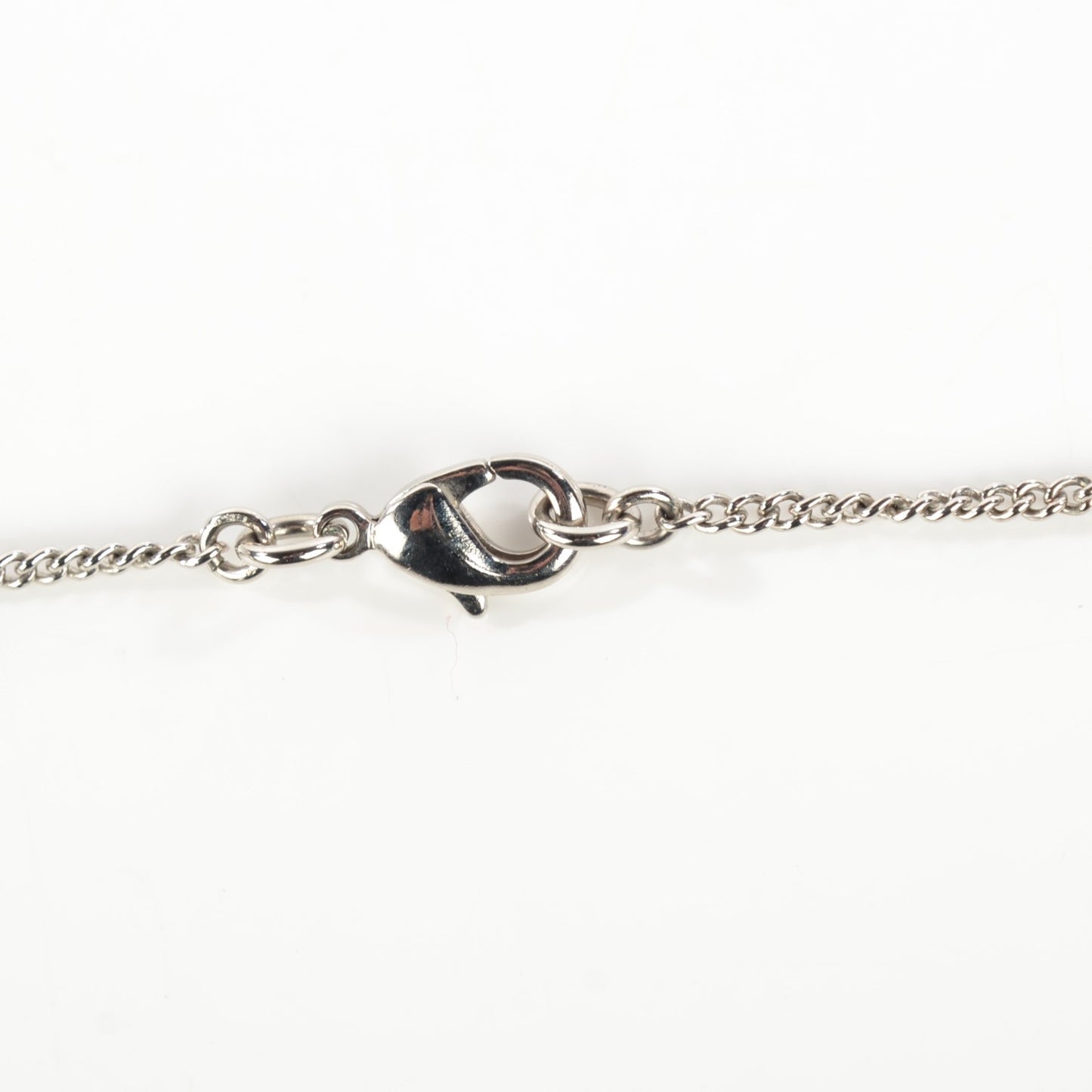 Crystal Timeless CC Necklace Silver