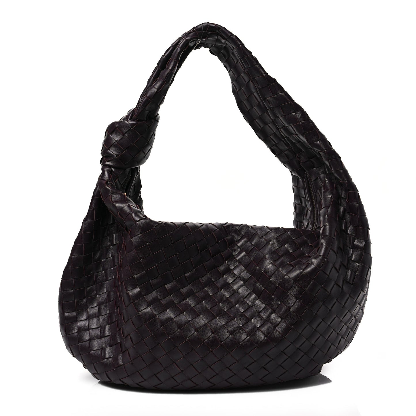 Nappa Intrecciato Medium Jodie Grape