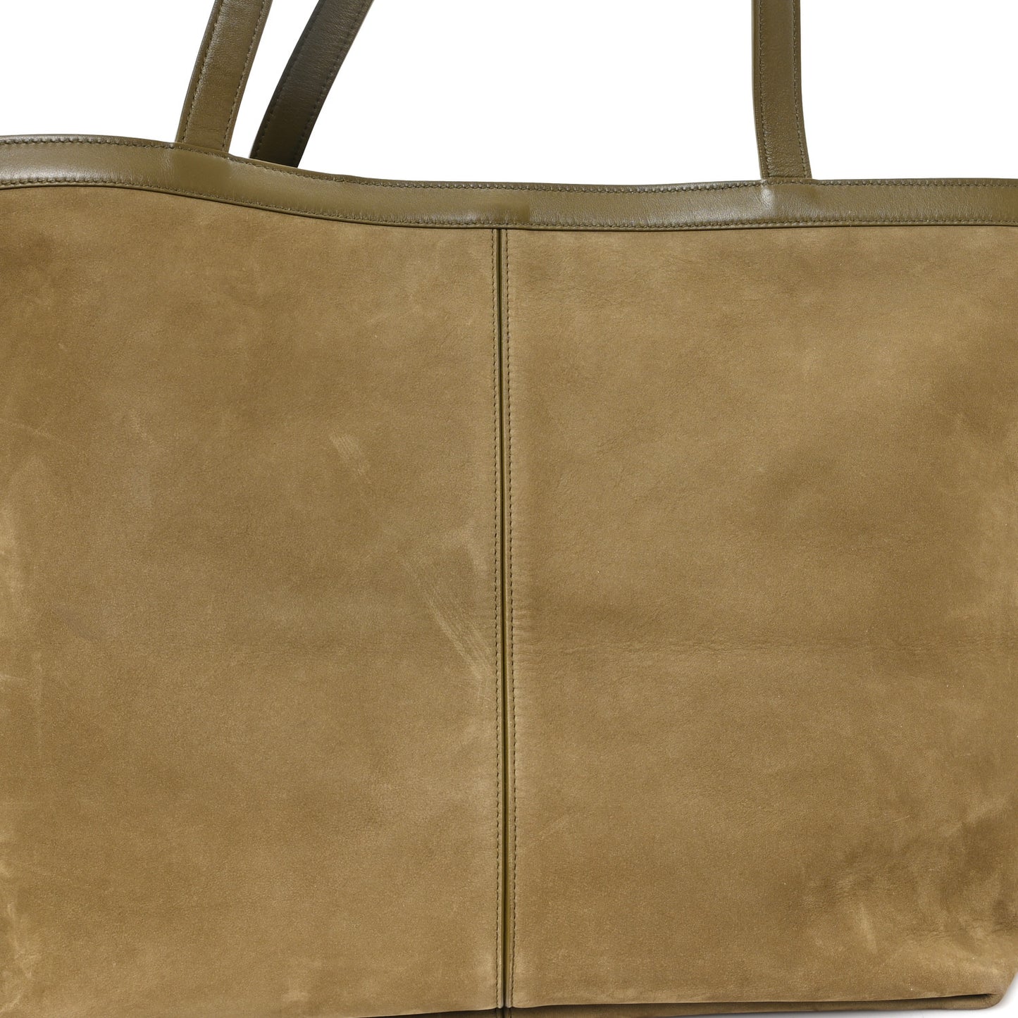 Suede Nappa Intrecciato Large Flip Flap Tote Mud