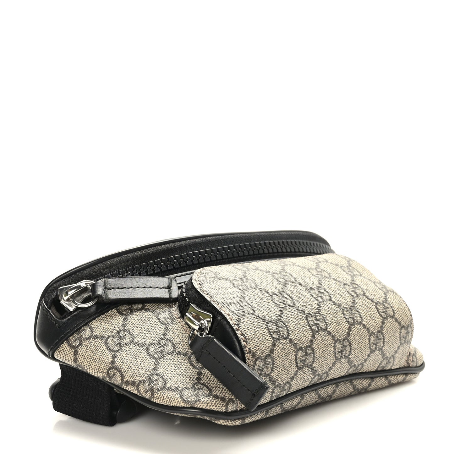 GG Supreme Monogram Belt Bag Black