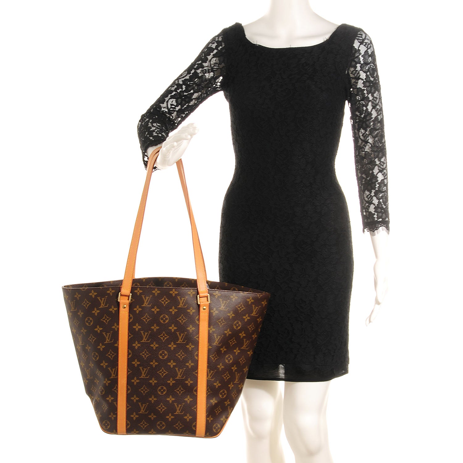 Louis Vuitton Monogram Sac Shopping Tote 2 of 7