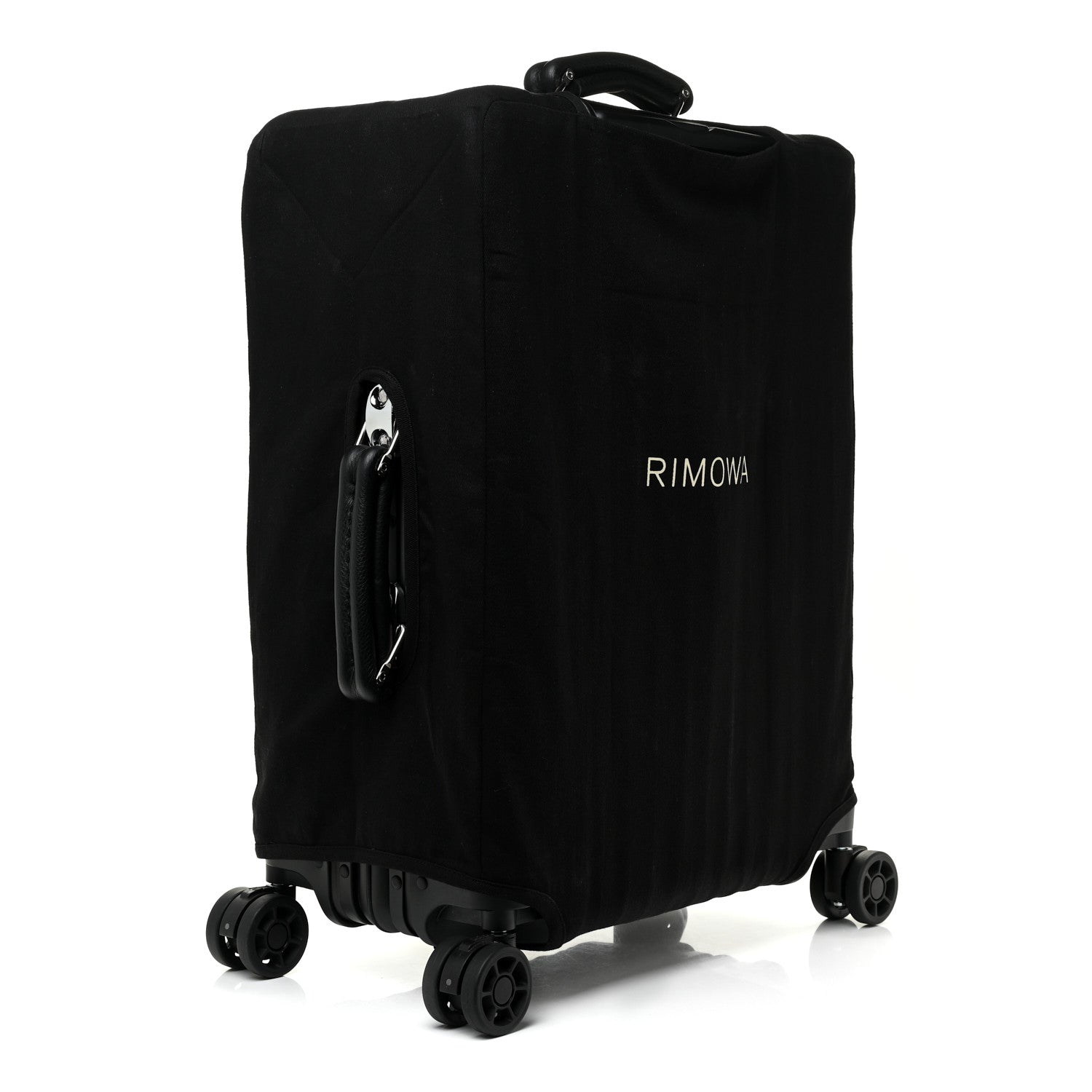 Fendi X RIMOWA Aluminum FF Print Roll Away Carry On Luggage Black 14 of 24