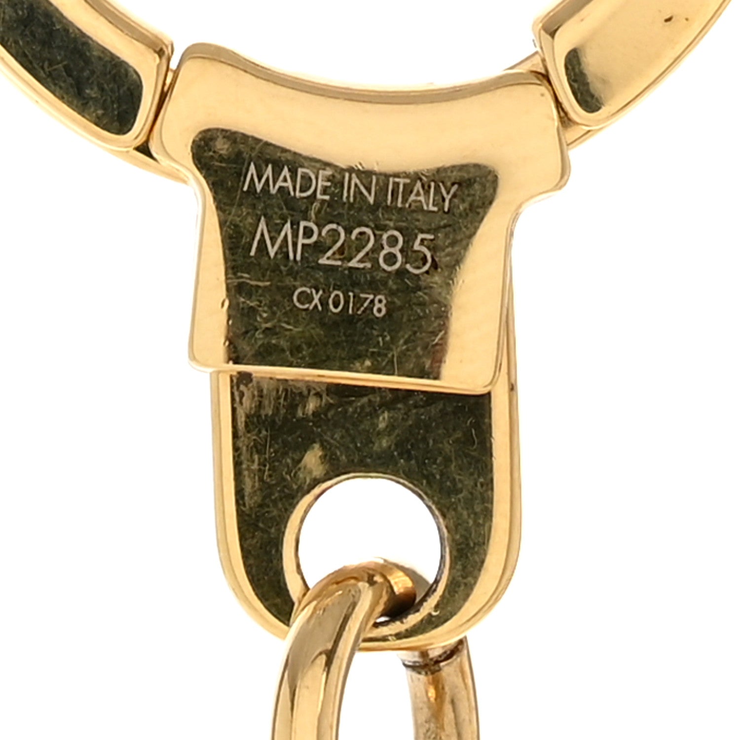 Louis Vuitton Catogram Cat Key Chain Bag Charm Gold Black 3 of 4