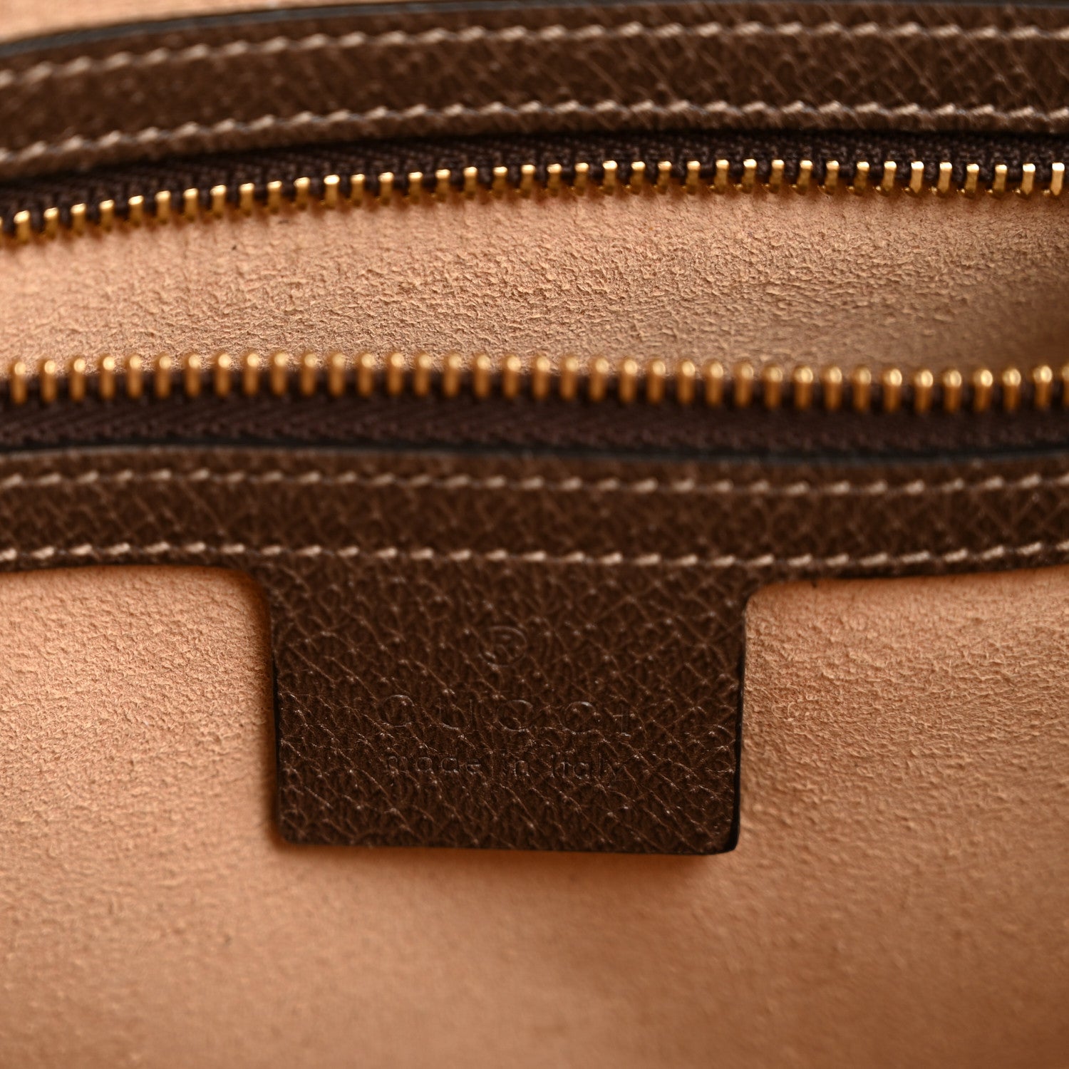 Gucci GG Supreme Monogram Web Small Ophidia Shoulder Bag Brown 6 of 13