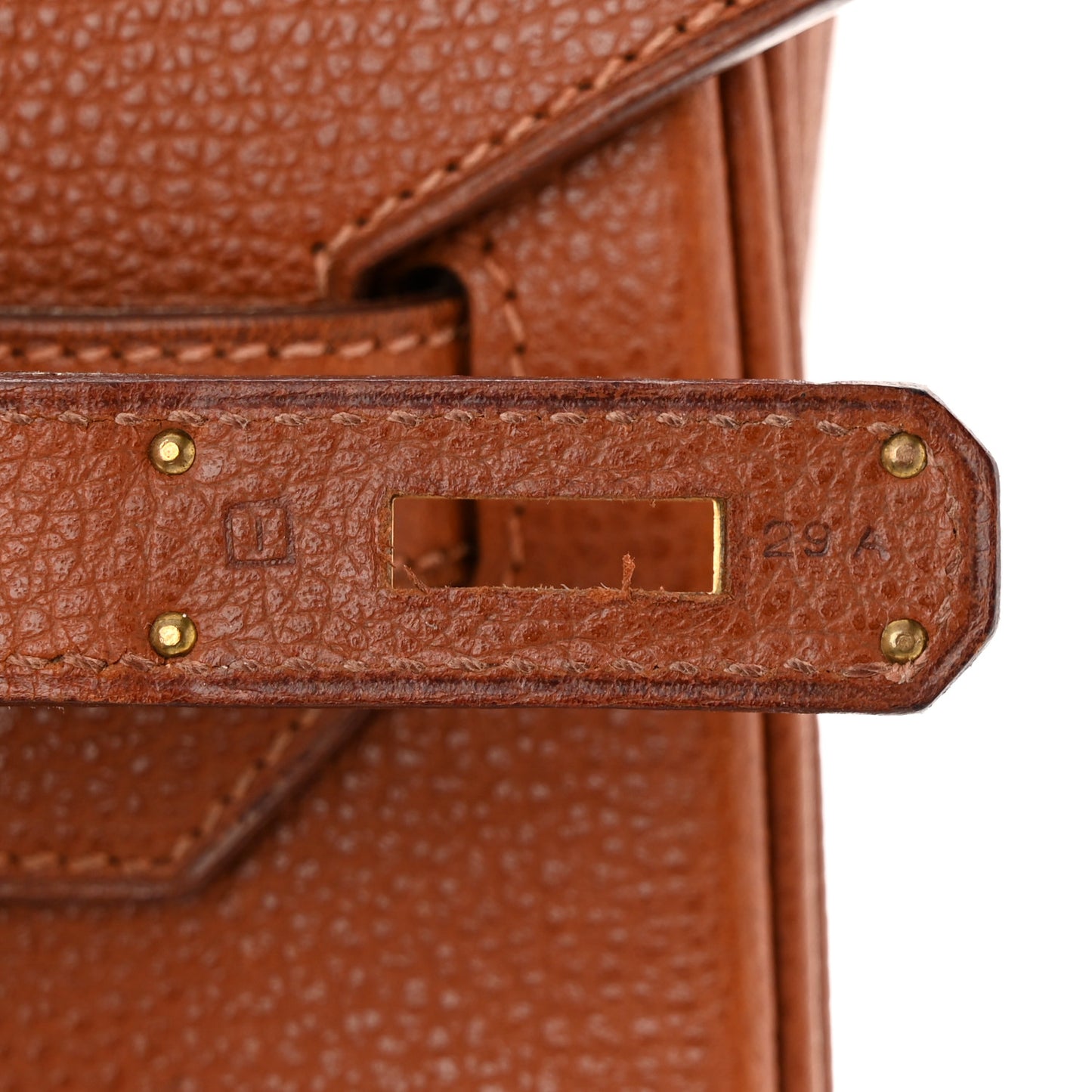 Buffle Skipper Birkin 35 Marron Glace