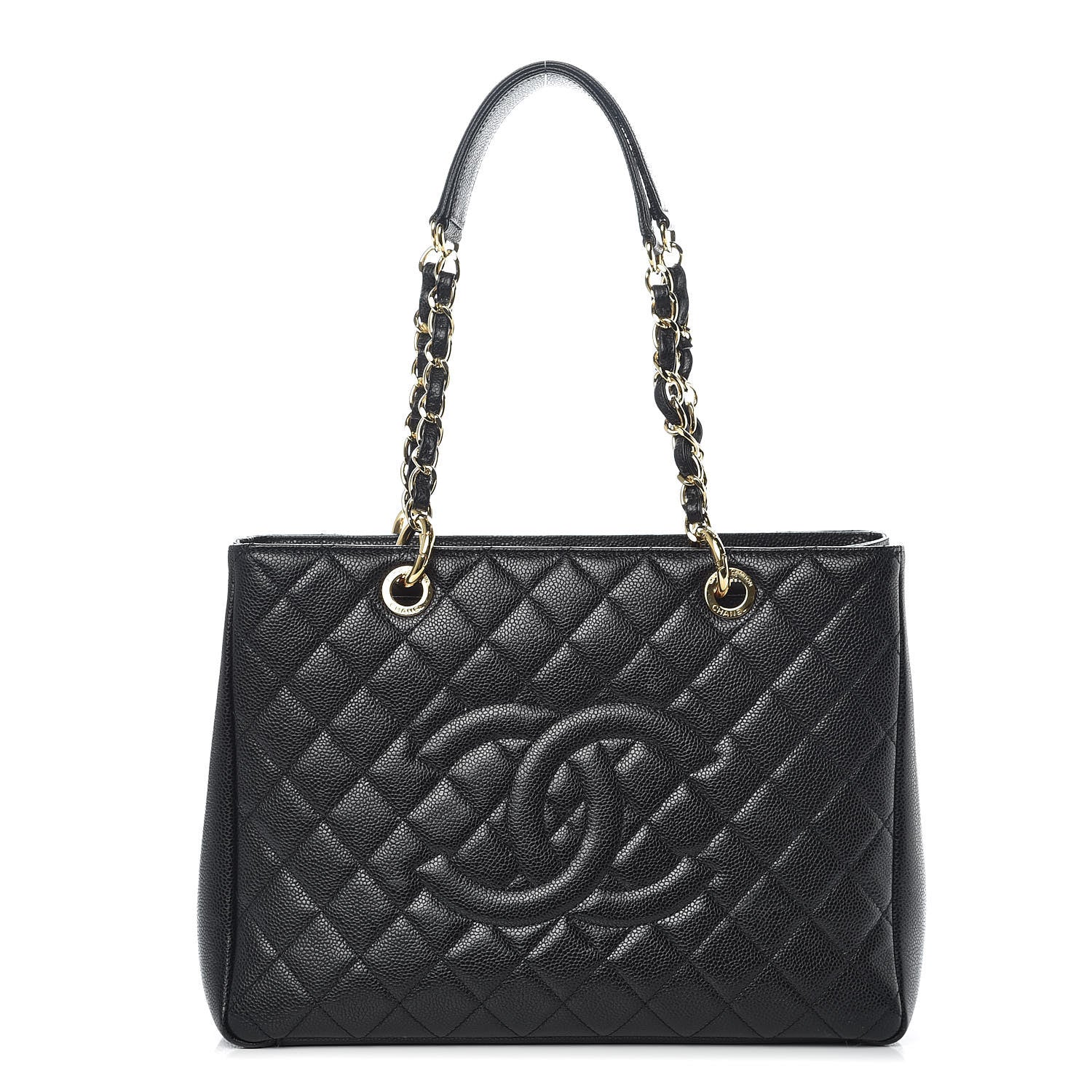 Chanel Caviar Quilted Grand Shopping Tote GST Black 1 of 11