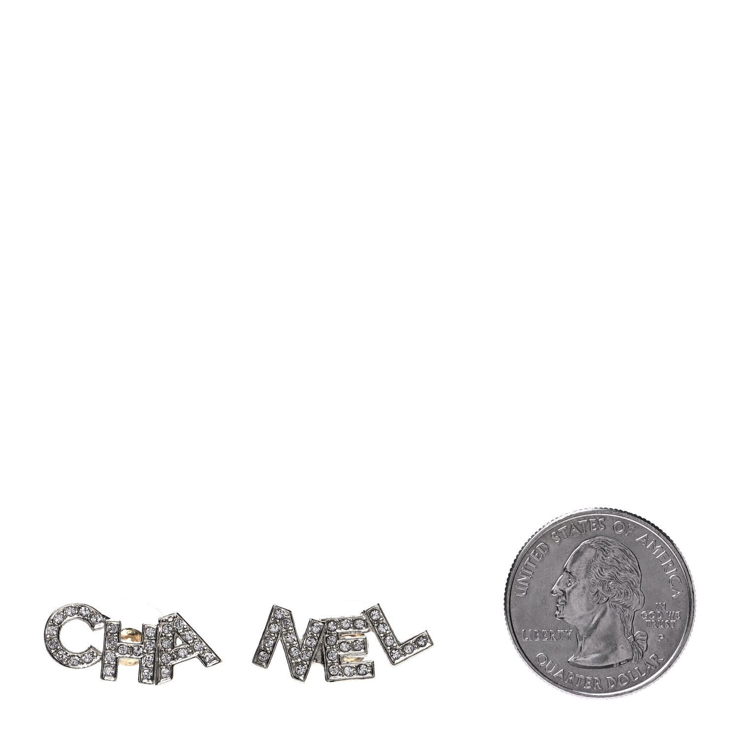 Crystal Pearl Signature Stud Earrings Gold