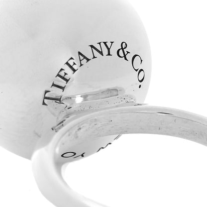 Tiffany Sterling Silver 15.75mm HardWear Ball Ring 48 4.5 4 of 4