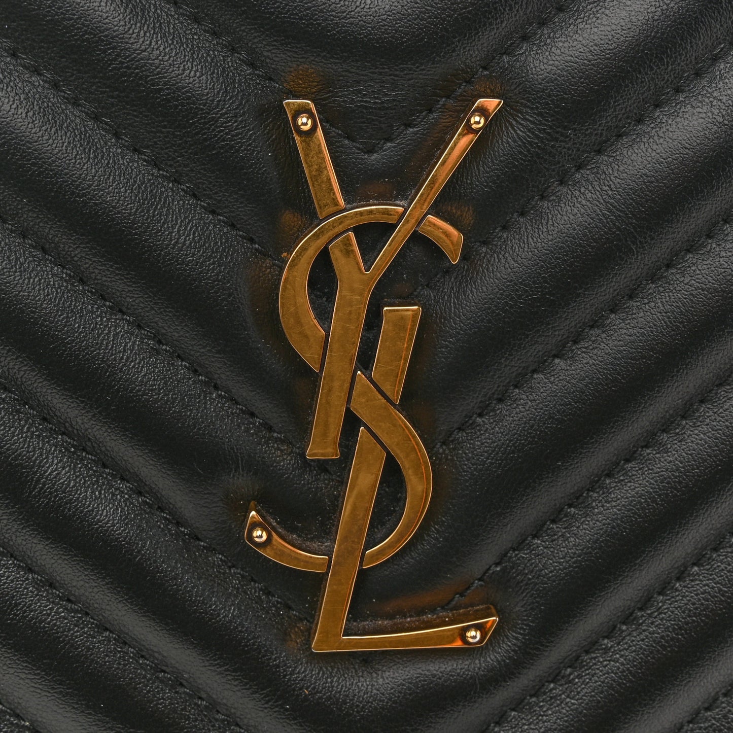 Calfskin Matelasse Monogram Lou Camera Bag Black