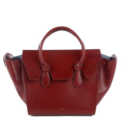 Celine Palmelato Calfskin Mini Tie Knot Tote Red 1 of 7
