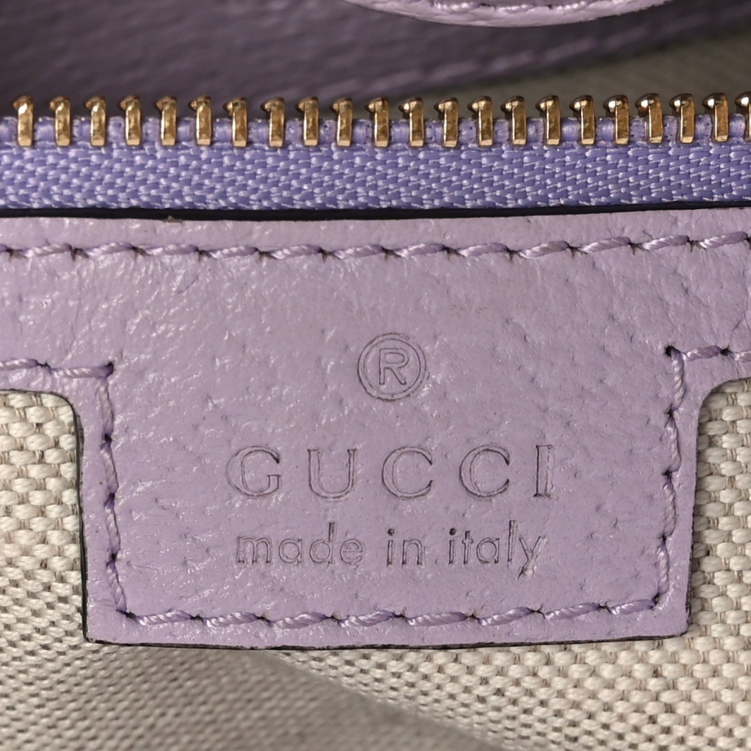 Gucci Monogram Jumbo GG Textured Dollar Calfskin Medium Ophidia Shopping Tote Beige Lapis 6 of 11