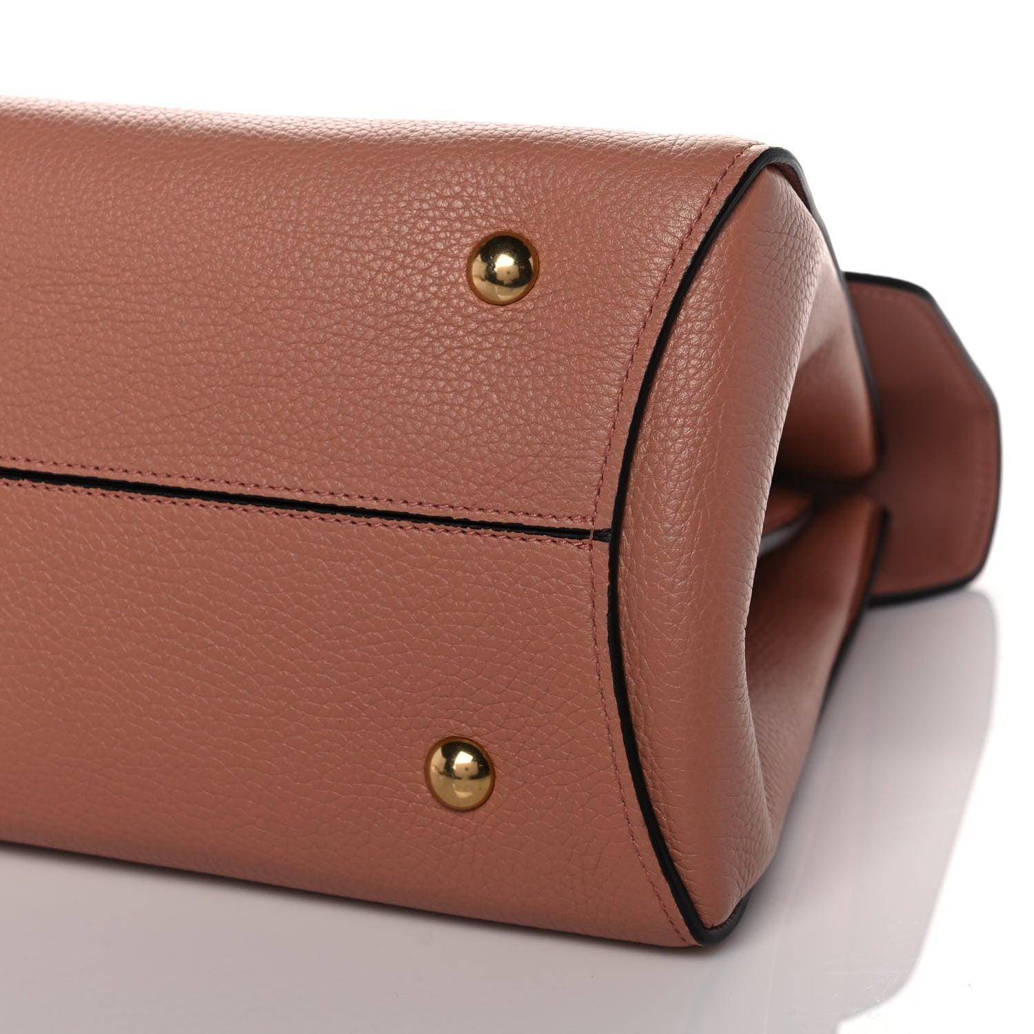 Salvatore Ferragamo Calfskin Medium Margot Top Handle Satchel New Blush 9 of 10